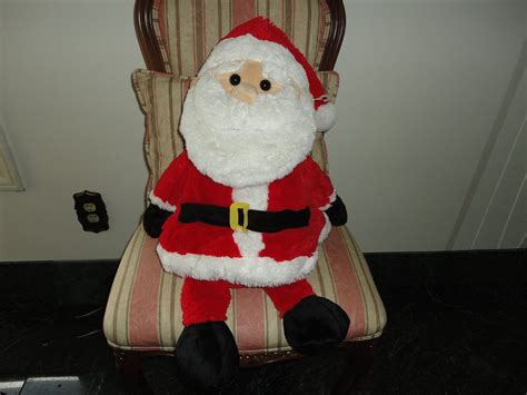 Stuffed Christmas Santa Claus Doll Soft Plush Squishy Large 23 Inch New