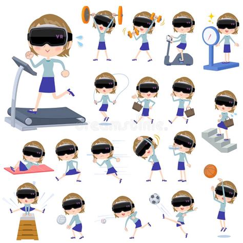 Virtual Exercise Training Stock Illustrations 855 Virtual Exercise Training Stock