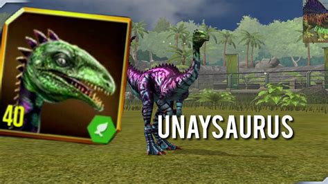 Subiendo Al Unaysaurus Max 40 🦖 Jurassic Word El Juego Ablistering