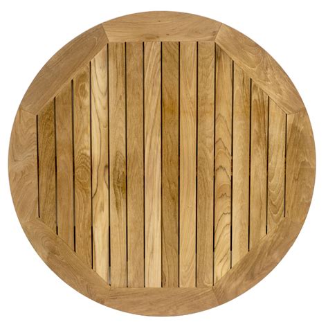 Round Outdoor Real Teak Table Top 32 Or 36 Round By Florida Seating