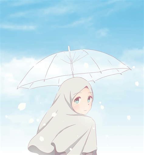 Pin Oleh س Di Muslim Anime Kartun Seni Islamis Ilustrasi Karakter Anime Girls Islamic Hd