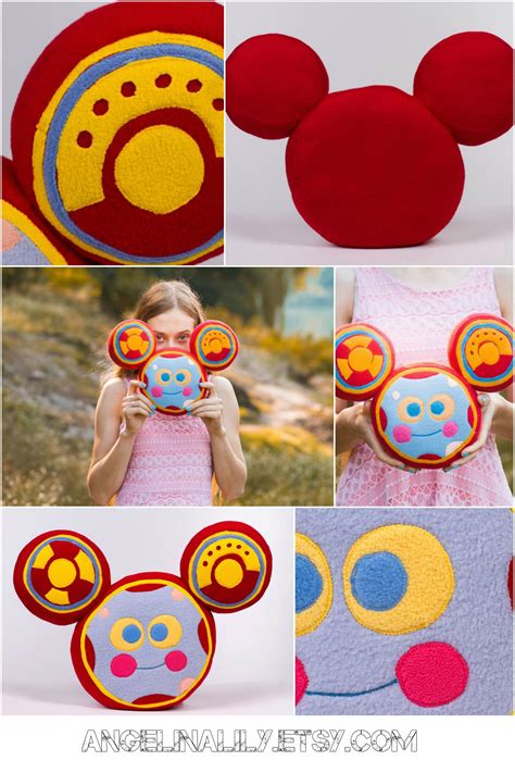 Toodles plush, Toodles pillow, handmade cuddly toy, 11.8 in wide , made