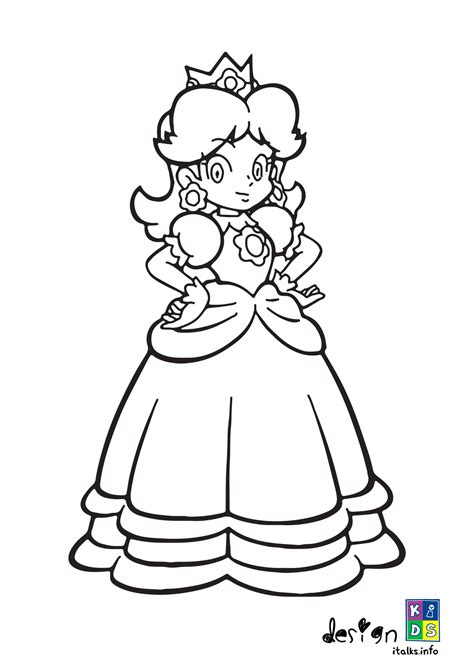 Daisy mario coloring pages getcoloringpages. Mario Coloring Pages Daisy - Thekidsworksheet