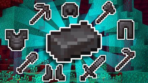 How To Use Netherite Ingots And How To Make Youtube