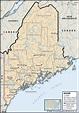 State and County Maps of Maine