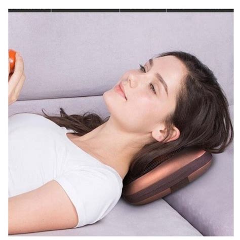 Back Massage Pillow With Heating Function Electric Shiatsu Neck Massager Cushion Relax Neck