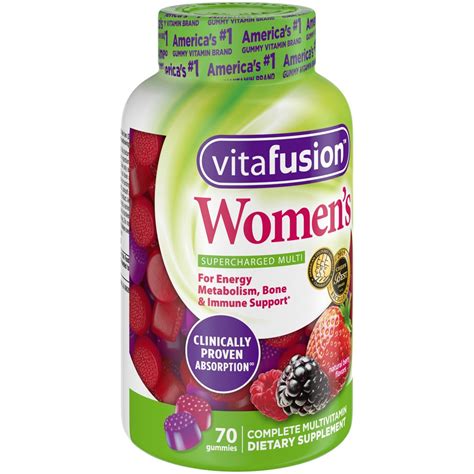 Vitafusion Womens Berry Flavor Supercharged Multi Gummies Dietary