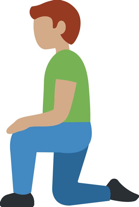 Man Kneeling Medium Skin Tone Emoji Download For Free Iconduck