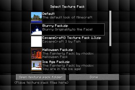 Blurry Pack Minecraft Texture Pack