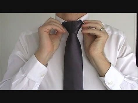 Thin ties cause the knot to lose its shape, while thick ties make the knot look too big. How to Tie a Tie | Windsor (aka Full Windsor or Double Windsor) | For Beginners - YouTube