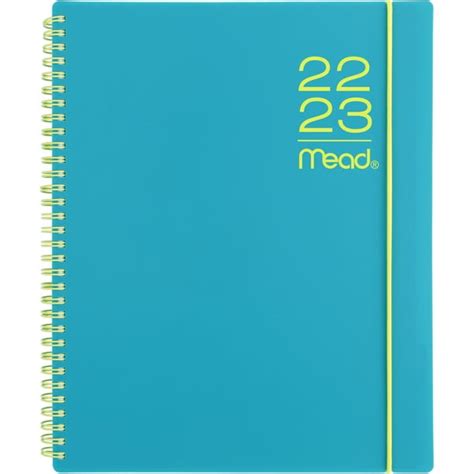 2022 2023 Weekly Monthly Academic Planner 8 12 X 11 By Mead Color