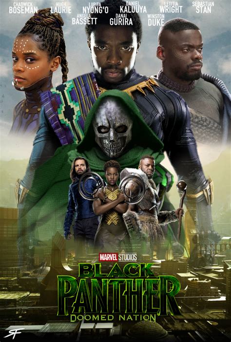 With angela bassett, martin freeman, michaela coel, daniel kaluuya. Black Panther 2: Doomed Nation - Fanmade Poster 2 by ...
