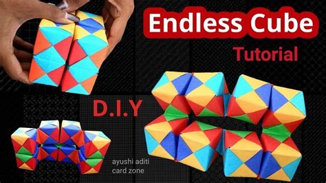 How To Make Infinity Cube Out Of A Paper At Homediyhomemade Easy