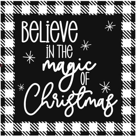 Believe In The Magic Of Christmas Sign Holiday Decor Etsy