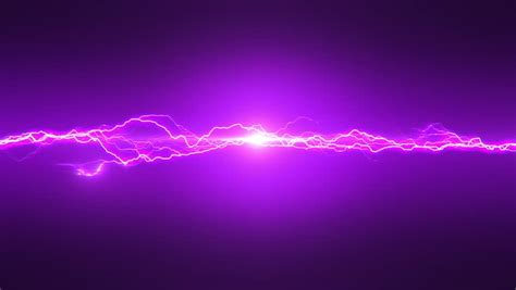 Simulated Violet Lightning Background Stock Footage Video 2252365