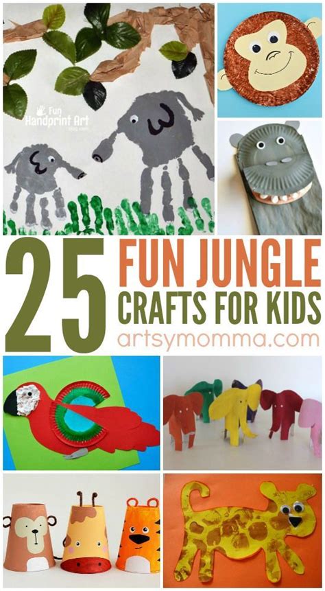 Jungle Crafts For Kids To Go Along With The Jungle Book Artsy Momma
