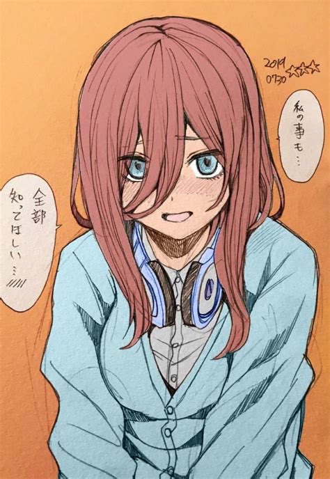 Fanart Draw Miku Nakano Gotoubun No Hanayome Miku Fanart Draw