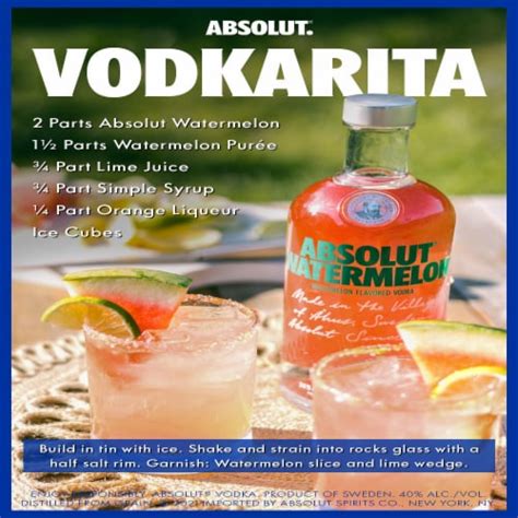 Absolut Watermelon Flavored Vodka 50 Ml Kroger