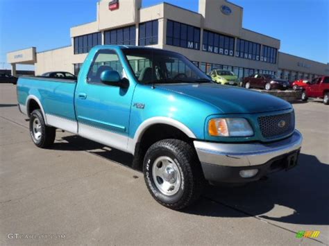 1999 Island Blue Metallic Ford F150 XLT Regular Cab 4x4 38795521