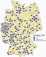 Road map of Germany: roads, tolls and highways of Germany
