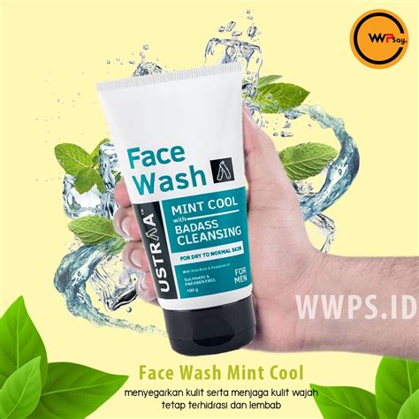 Jual Ustraa Face Wash Mint Cool With Badass Cleansing Untuk Kulit