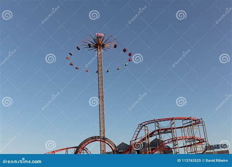 Ferris Wheel At The Funderland Theme Park On Tramore Road In Cork