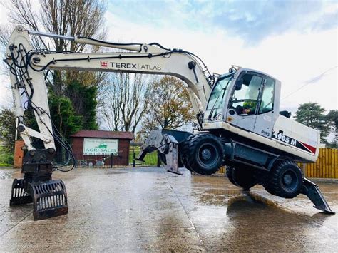 Terex 1905m Wheeled Excavator Cw Rotating Selector Grab