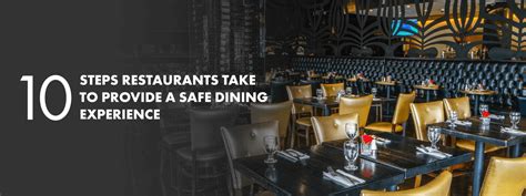 10 Restaurants Safety Procedures Keeping Diners Safe