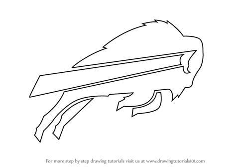 Green bay packers mascott coloring page nfl coloring pages from buffalo bills coloring sheets, image source: Learn How to Draw Buffalo Bills Logo (NFL) Step by Step ...