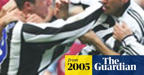Newcastle Men Sent Off For Fighting Each Other Soccer The Guardian