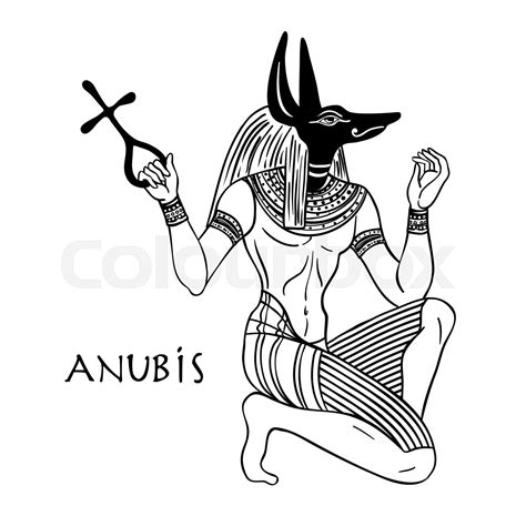 Anubis In Ancient Egyptian God Of Death Mummification Embalming