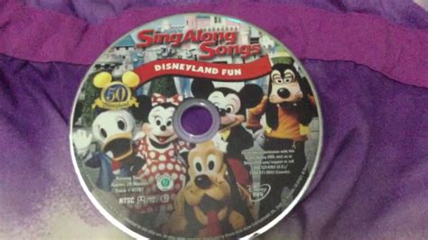 Disney Sing Along Songs Disneyland Fun 2005 Dvd Overview Youtube