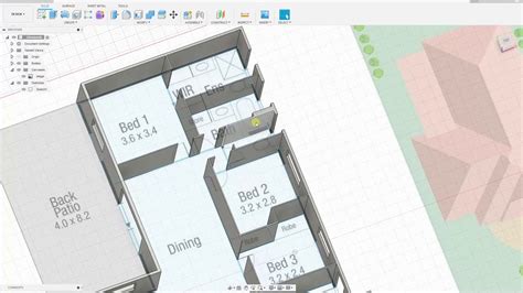 Fusion 360 Build And 3d Print A House From A Floor Plan With Just 2