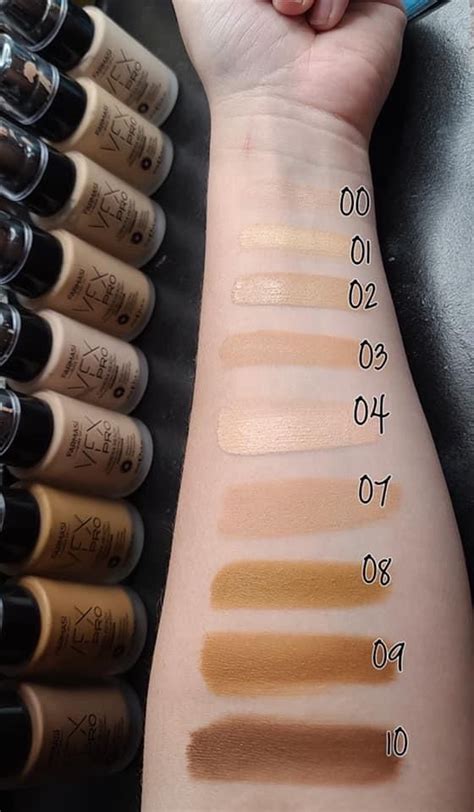 Farmasi Vfx Pro Foundation Foundation Swatches Beauty Products