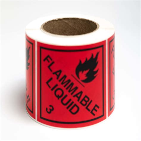 Class Flammable Liquid Labels Marair