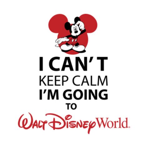 Cant Keep Calm Disney Disney T Shirt Teepublic