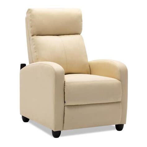 Casainc Recliner Chair Home Theater Seating Massage Recliner Single Reclining Sofa With Pu