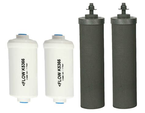 Black Berkey And Pf2 Fluoride Filter Replacement Twin Pack