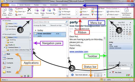 Lesson 1 Introduction To Outlook 2010 Swotster
