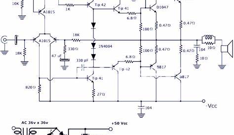 200W Power Amplifier : Schematic Diagram & PCB Design