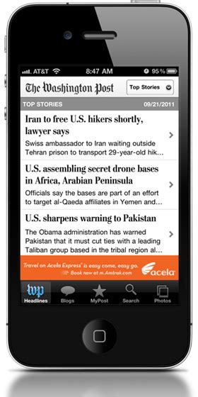 Install the latest version of washington post select app for free. Mobile News and Text Alerts from Washington Post Mobile