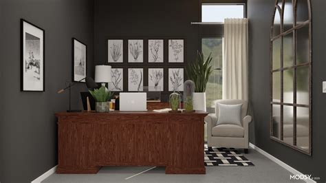 Black And White Traditional Home Office Traditionalclassic Style