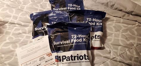 4patriots 72 Hour Emergency Survival Food Kit Store