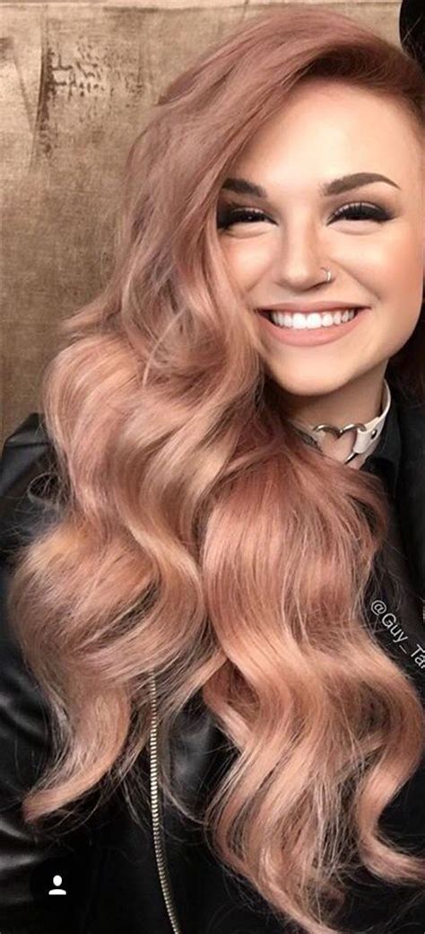 35 sparkling and brilliant rose gold hair color ideas
