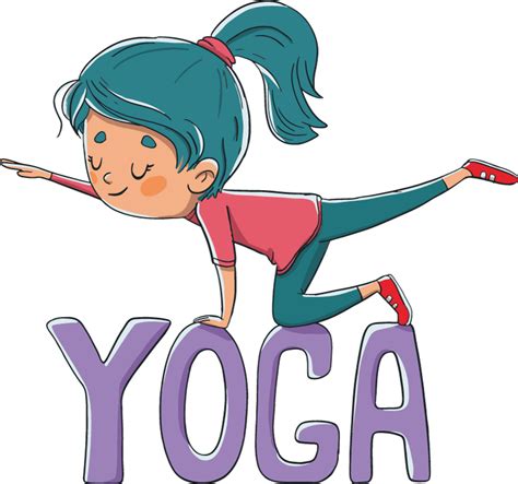 Yoga Girl With Text Wall Decor Tenstickers