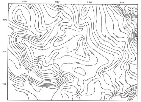 What Are Contour Lines On A Topographic Map Map