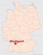 Stuttgart Auf Deutschlandkarte