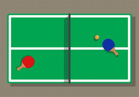 Vector Ping Pong Table Tennis 663569 Vector Art At Vecteezy