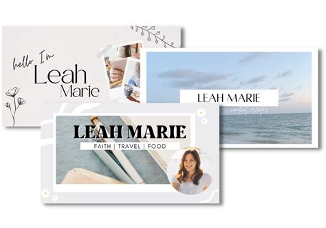 Pinterest Profile Cover Templates Freebie Leah Marie Marketing