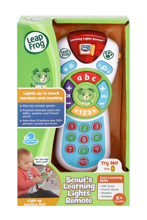 Boys Leapfrog Scouts Learning Lights Remote Leap Frog Baby Learning